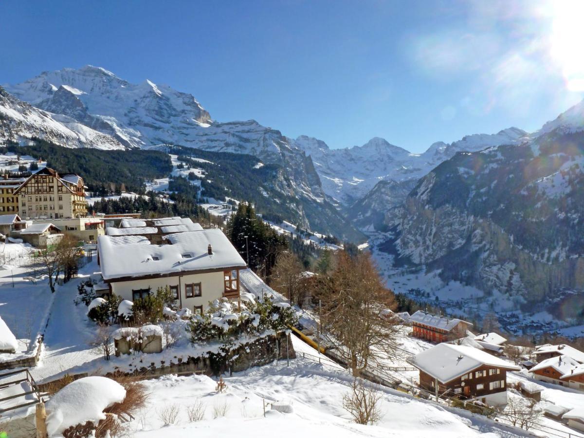 Apartment Breithorn-Residence-3 By Interhome Wengen Exteriör bild
